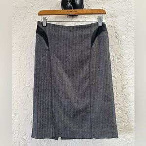 Bebe Charcoal and Black Pencil Skirt